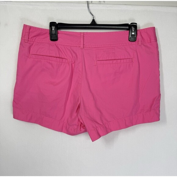 Lilly Pulitzer 5” Callahan Shorts Womens 12 Bright Pink Mid Rise Cotton 26712 - Picture 3 of 9